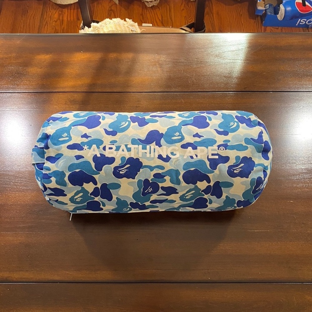 Bape Blue ABC Camo Pillow
